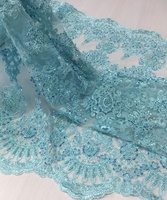 Top Eco-Friendly Fashion Allover Heavy Beaded Hand Embroidery Lace Tulle Wedding Party Dress Fabric <strong>Best</strong> <strong>Selling</strong> Ladies Dress