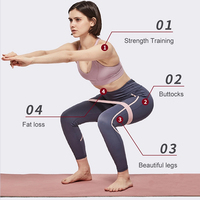Großhandel Fitness Yoga Pilates Workout Beute Gesäß Hüft schleife Latex Ligas De Resistencia Kreis Widerstands bänder