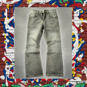 RNSHANGER <b>Mens</b> Jeans Autumn Slim <b>Tie</b> Dye Stonewashed Hole Brick <b>Red</b> Denim Straight Vintage Streetwear Fashion Casual Trousers - Product Image 3