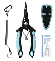 Pince de pêche multifonction en acier inoxydable, pince à bec effilé pour leurres VKTK263, accessoires de pêche