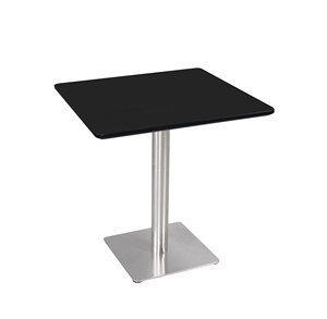 High Coffee <strong>Bar</strong> Pub <strong>Table</strong> Round <strong>Square</strong> Central Metal Dining <strong>Table</strong> - Product Image 2