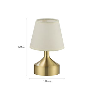 Lampe de bureau sans fil rechargeable en aluminium en gros, éclairage d'ambiance, télécommande, décoration élégante pour hôtel - Product Image 2