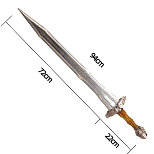 El Hobbit <span class=keywords><strong>La</strong></span> <span class=keywords><strong>Batalla</strong></span> <span class=keywords><strong>DE</strong></span> <span class=keywords><strong>LOS</strong></span> Cinco Ejércitos Placa <span class=keywords><strong>de</strong></span> Pared Libre Espada Escudo <span class=keywords><strong>de</strong></span> Roble Thorin 94cm - Product Image 2