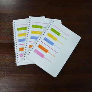 Manufacturer Customized <strong>with</strong> logo PVC Cover Coil <strong>Notebook</strong> Double Wire <strong>Notebook</strong> Full Colors <strong>PP</strong> Cover <strong>Spiral</strong> <strong>Notebook</strong> - Product Image 4