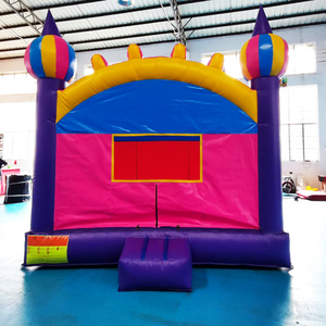 Château gonflable coloré pour fête d'anniversaire, château gonflable commercial, castillo hinchable - Product Image 1