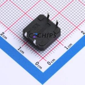 TS015-CBW1FH4.3 Tactile Switch Through hole-4P,12x12mm Switch Single Pole Single Throw Round Button 2.5N Through Hole - Product Image 2