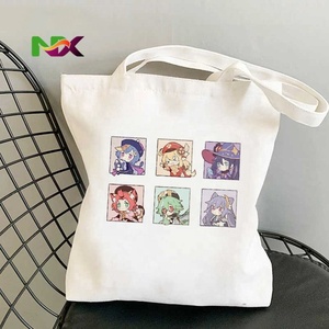 Borsa Tote in Tela Genshin Impact Original God Merch Stampata Stile Harajuku, Borsa a Spalla per Shopping in Cotone Ecologico - Product Image 6