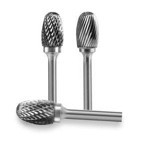 Fresa in Carburo di Tungsteno di Alta Qualità 3mm, Fresa Rotante in Carburo Ovale con Gambo da 3mm per Acciaio - Product Image 2