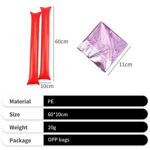 Cheering Stick Light Custom PVC Multiple Colors Light-<b>Up</b> <b>Fan</b> Support <b>Fan</b> Meet-and-Greets Cheering Stick for Concert - Product Image 3