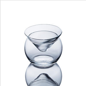 <span class=keywords><strong>Triangle</strong></span> de tasse en <span class=keywords><strong>verre</strong></span> Martini de luxe de barre drôle de bore élevé avec la tasse créative glacée de base - Product Image 4