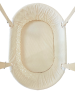 Lit bébé, soins quotidiens du bébé, tissé à la main, coton biologique GOTS, respirant, sangles réglables, style bohème pour bébé