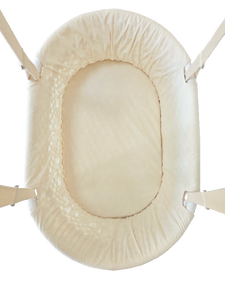 Cuna para Bebé, Cuidado Diario del Bebé, Tejida a Mano, Algodón Orgánico GOTS, Segura, Transpirable, Correas Ajustables, Estilo Boho - Product Image 6