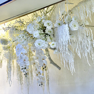 Rangées de fleurs artificielles en soie réalistes, décorations florales pour mariage, fournitures pour centres de table - Product Image 2