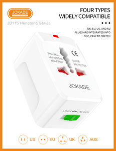 Enchufe universal JOKADE, tamaño pequeño, fácil de llevar, más considerado para evitar fugas, enchufe adaptador global - Product Image 2