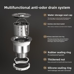 Support de lavabo de balcon poli moderne en acier inoxydable à fente unique fait à la main - Product Image 5