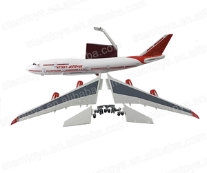 47CM B747 Modèle d'avion 1:150 Résine Air India LED Lumières Modèle d'avion de vente chaude pour Collection Cadeau de vacances Personnalisable - Product Image 6