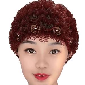 Nouveau foulard islamique en dentelle écologique et respirant pour femmes, adapté à une utilisation en extérieur en toutes saisons, base de chapeau en gros - Product Image 1