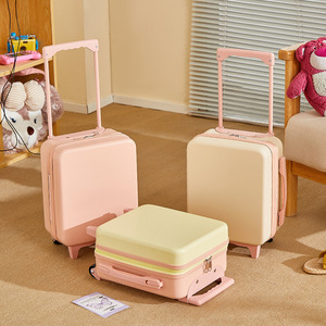 <span class=keywords><strong>Valise</strong></span> à roulettes pour enfants en ABS <span class=keywords><strong>de</strong></span> 15 pouces, avec serrure à combinaison antivol, roues silencieuses universelles, grande capacité <span class=keywords><strong>de</strong></span> rangement, vente en gros - Product Image 1