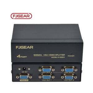 FJ-5004 <span class=keywords><strong>VGA</strong></span> 500MHZ Video Graphics Array HD <span class=keywords><strong>Splitter</strong></span> 4 ports 1 entrée 4 sorties Plug and Play Fjgear <span class=keywords><strong>HDMI</strong></span> <span class=keywords><strong>Splitter</strong></span> - Product Image 4