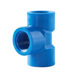 Raccord en T en PVC à filetage interne complet 20 mm, résistant à haute pression, pour tuyaux d'eau, résistant aux produits chimiques, type angulaire - Product Image 1