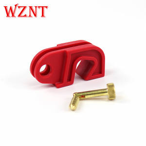 Twister vidalı NTL02-2 evrensel MCB kilitleme anahtar kilit açma yolu Twister vidalı kırmızı emniyet kilidi - Product Image 6