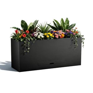 Tùy chỉnh không thường xuyên thép không gỉ chậu hoa hộp cho trong nhà và ngoài trời làm vườn, chống gỉ và bền - Product Image 6