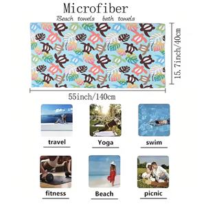 Asciugamano da spiaggia bifacciale - Tessuto ultra morbido e delicato sulla pelle - Product Image 6