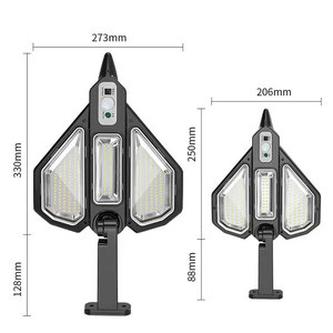 Nouvelle Lampe Solaire Extérieure 1000W pour Villa et Cour, Haute Puissance, Étanche IP65, Détection Infrarouge, Design Créatif Avion, Applique Murale - Product Image 6