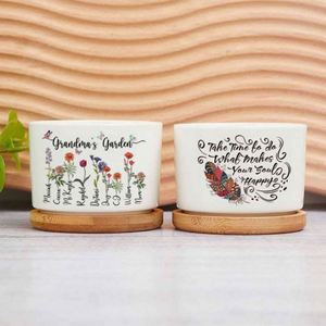 Frascos de Cerámica Blanca para Sublimación de 15 oz, Frascos de Cerámica Hechos a Mano, Modernos, con Tapa de Bambú, Reutilizables, Aptos para Lavavajillas y Microondas - Product Image 3