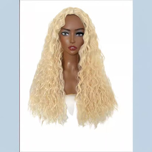 Perruque de cosplay longue de 70 cm, lisse et soyeuse, cheveux synthétiques ondulés Afro Passion Twist, style Boho Bomb, pour tresses au crochet - Product Image 4
