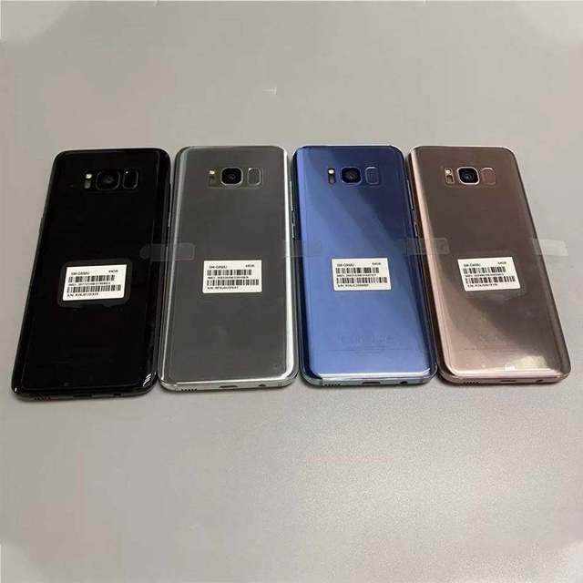 S8-64GB-1SIM Unlock Cell Phone Used Mobile Phone S8 1SIM 2SIM 64GB Original Black Smart Phones International Version