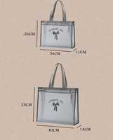 Sac fourre-tout en filet de nylon noir grande capacité à séchage rapide, personnalisable avec logo, pour sport et plage, été, écologique, tendance, 150G