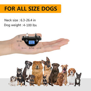 Correas de plástico ajustables del fabricante de China <span class=keywords><strong>Collar</strong></span> de ladridos Reconocimiento de sonido inteligente Modos de entrenamiento personalizables Moda Mascota - Product Image 4