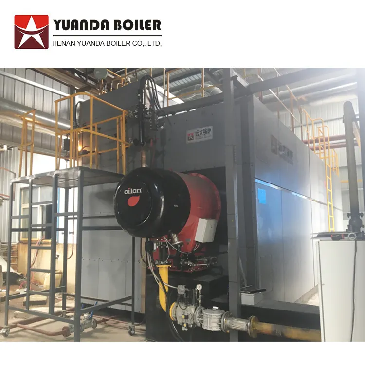 China Harga SZS kapasitas besar 10 15 20 25 35 40 ton gas air minyak tabung double drum tekanan tinggi 2.5mpa steam boiler untuk garam pro