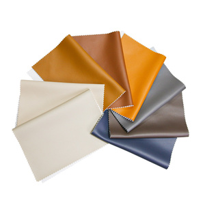 Produsen Cina 380g PU Grain kulit semi-pu kain kulit buatan tas Sofa tahan air elastis tekstil rumah kursi mobil - Product Image 1