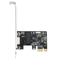 Adaptador de red PCIe con controlador LAN RTL8111 RJ45 hasta 10 100 1000 Mbps Tarjeta Gigabit Ethernet Compatible con Windows en stock