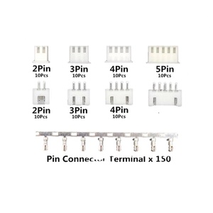 Xh2.54 2P 3P 4P 5 p JST nối Kit Nylon nhà ở Brass Vật liệu liên hệ 2.5mm Pitch thiết bị đầu cuối dây adapter 2 + 3 + 4 + 5 pin tiêu đề - Product Image 1