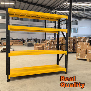 Estanterías de Almacenamiento de Alta Resistencia, Capacidad de Carga de 500 kg/Nivel, Estantes de Acero, Estanterías Industriales Apilables para Almacén, Estanterías Metálicas - Product Image 1