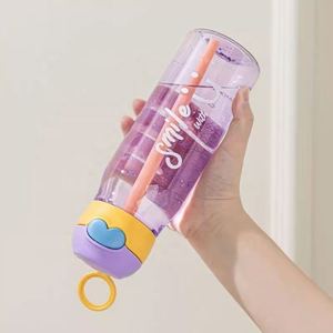 Botella de Agua de PC de Grado Infantil de 480 ml y 600 ml, Venta al por Mayor, Libre de BPA, Ecológica, a Prueba de Fugas, Taza Reutilizable para Niños, Taza Diaria - Product Image 3