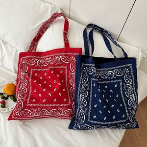 Borsa da spiaggia da donna con motivo Paisley <span class=keywords><strong>Vintage</strong></span> estivo riutilizzabile in cotone da viaggio - Product Image 1