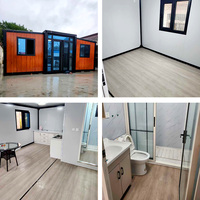 Maison conteneur mobile isolée, modulaire, extensible, de luxe, moderne, pliable, pour habitation, 20 pieds, 40 pieds, pour expédition