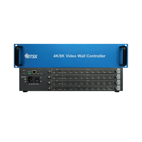 模块化 4K60 视频墙拼接器 8x27 HDMI 输出无缝矩阵切换 边界补偿 RS232 WEB 适用于大型 LED 墙屏