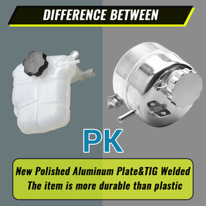 Tanque de aceite de aluminio CRASTP para BMW R53 MINI R52, acabado pulido, 60 mm de diámetro - Product Image 3