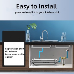 Popolare Design a doppio morsetto 2000L <span class=keywords><strong>PVC</strong></span> cabina elemento filtrante in acciaio inox alloggiamento filtro acqua cartuccia filtro per uso domestico - Product Image 6