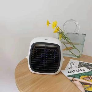 Nouveau mini <span class=keywords><strong>refroidisseur</strong></span> <span class=keywords><strong>d</strong></span>'<span class=keywords><strong>air</strong></span> silencieux alimenté par USB et CA petit vaporisateur de climatiseur de bureau pour dortoir à domicile nouveau ventilateur de réfrigération - Product Image 1
