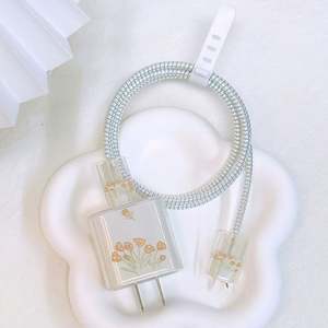 Cubierta protectora <span class=keywords><strong>del</strong></span> cabezal de carga para <span class=keywords><strong>iPhone</strong></span>/iPad Tipo USB Cubierta protectora <span class=keywords><strong>del</strong></span> cable de datos Teléfono móvil - Product Image 2