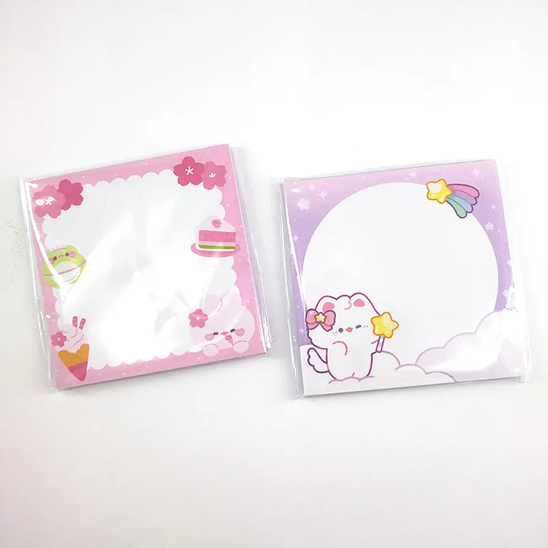 Custom promotional business cute personalized sticky notes memo pad