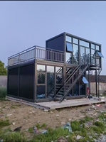 Appartement complet personnalisé de 20 pieds, maison préfabriquée meublée, maison préfabriquée en conteneur, maison préfabriquée en kit avec salle de bain et cuisine