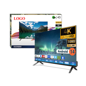 สมาร์ททีวี 65/55/50/43 นิ้ว แอนดรอยด์ 4K LED OEM สำหรับโรงแรม ทีวี HDTV สมาร์ททีวี 55 นิ้ว ทีวี 4K ทีวี 4K 55 นิ้ว สมาร์ททีวี 55 นิ้ว - Product Image 1