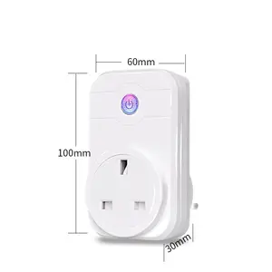 WiFi Smart Plug,Remote Control Wireless Socket,No hub Required,Compatible with Alexa and Google Assistant ETL Certification